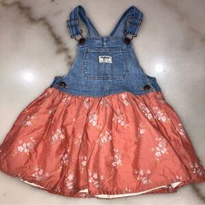 Oshkosh B’Gosh Floral Overall Dress